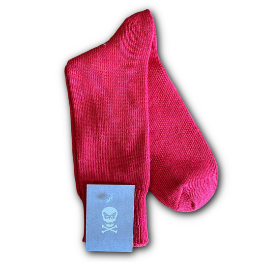 red alpaca sock sold at regent in salisbury