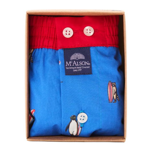 McAlson - Boxer Shorts -  Surf Pals Blue