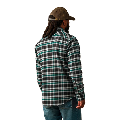 Filson - Vintage Flannel Work Shirt - Black/Green Plaid