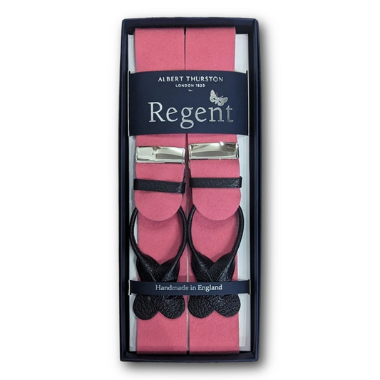 Albert Thurston x Regent - Braces - Boxcloth - Pink