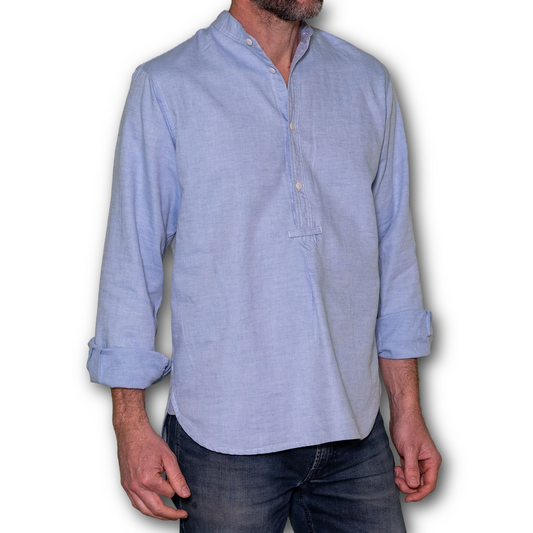 Yarmouth Oilskins - The Admiralty Shirt - Cotton - Light Blue