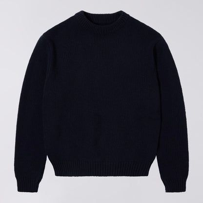 Edwin - Ellis Sweater - Navy/Off White