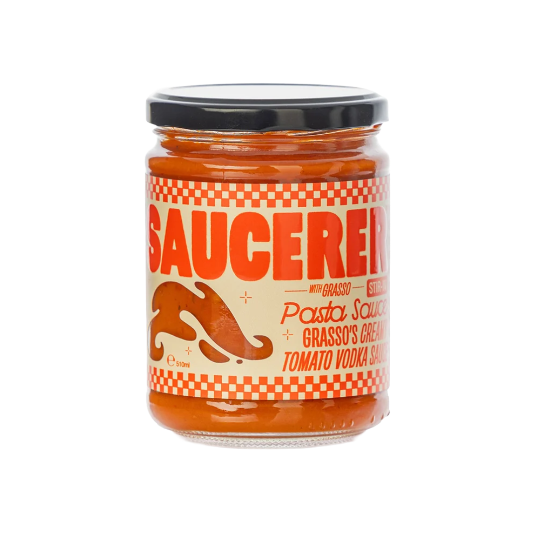 The Saucerer x Grasso - Creamy Tomato Vodka Pasta Sauce - 510g