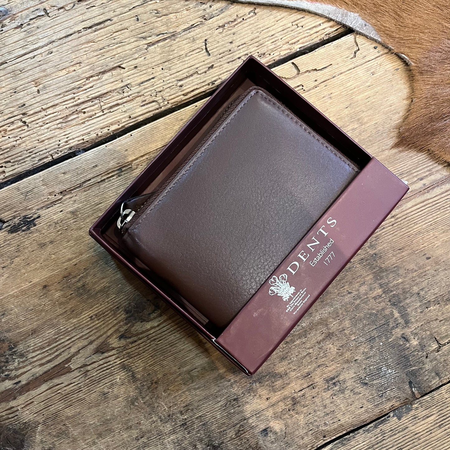 DENTS - Avon Zip Wallet - English Tan