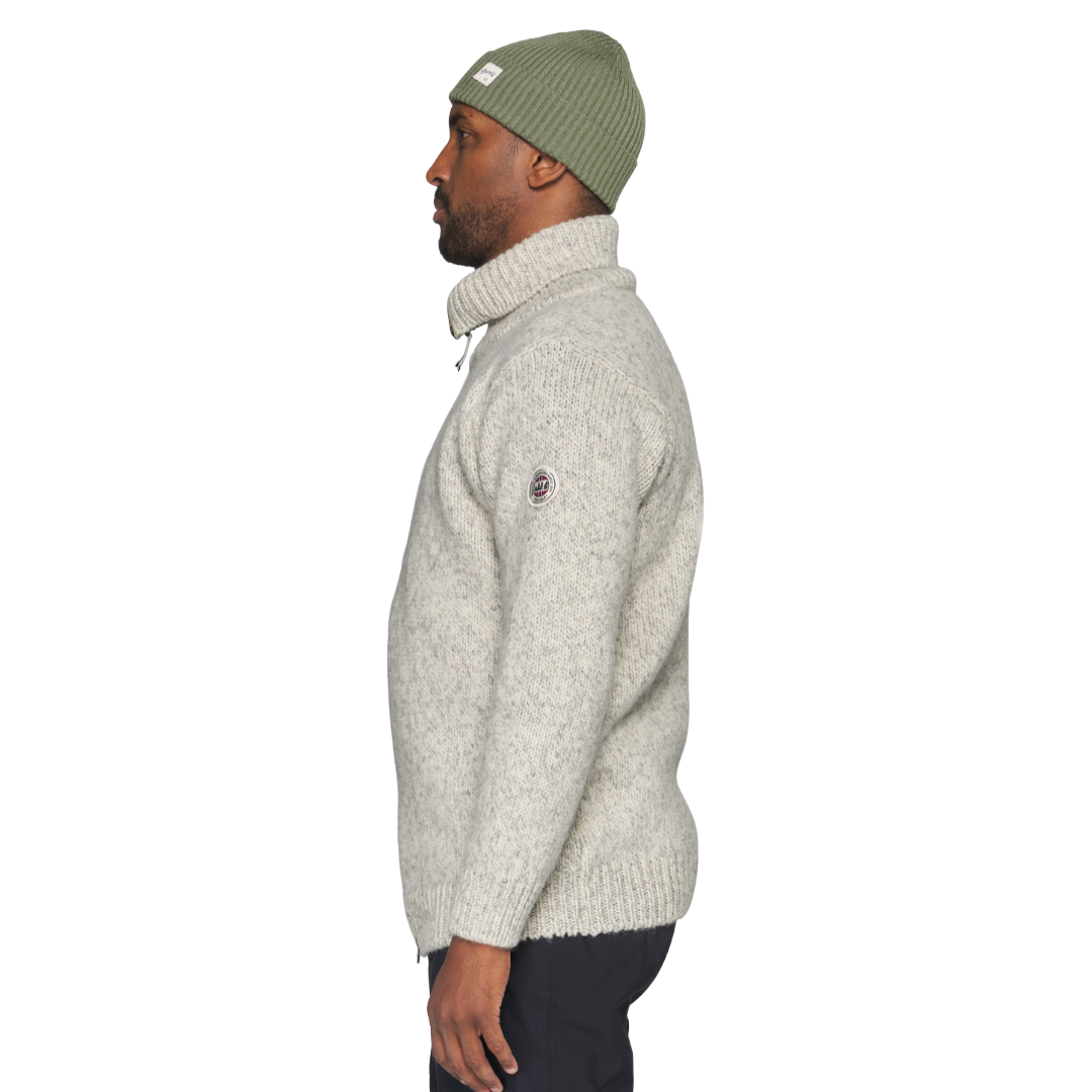 Devold - Nansen Wool Cardigan - Grey Melange