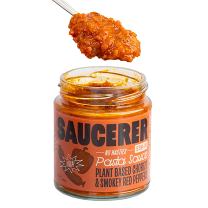 The Saucerer - Plant-Based Chorizo & Smoky Red Pepper Pasta Sauce - 190g