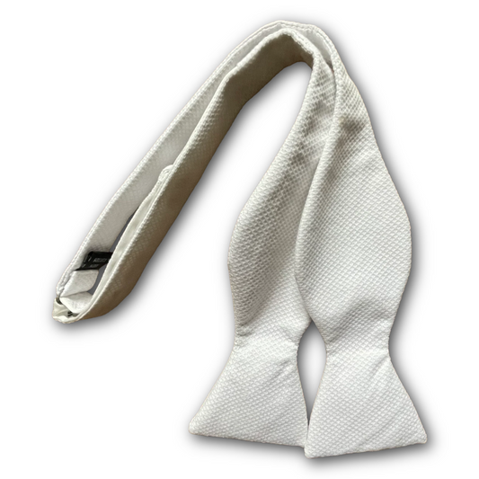 Regent - Cotton Bow Tie - White