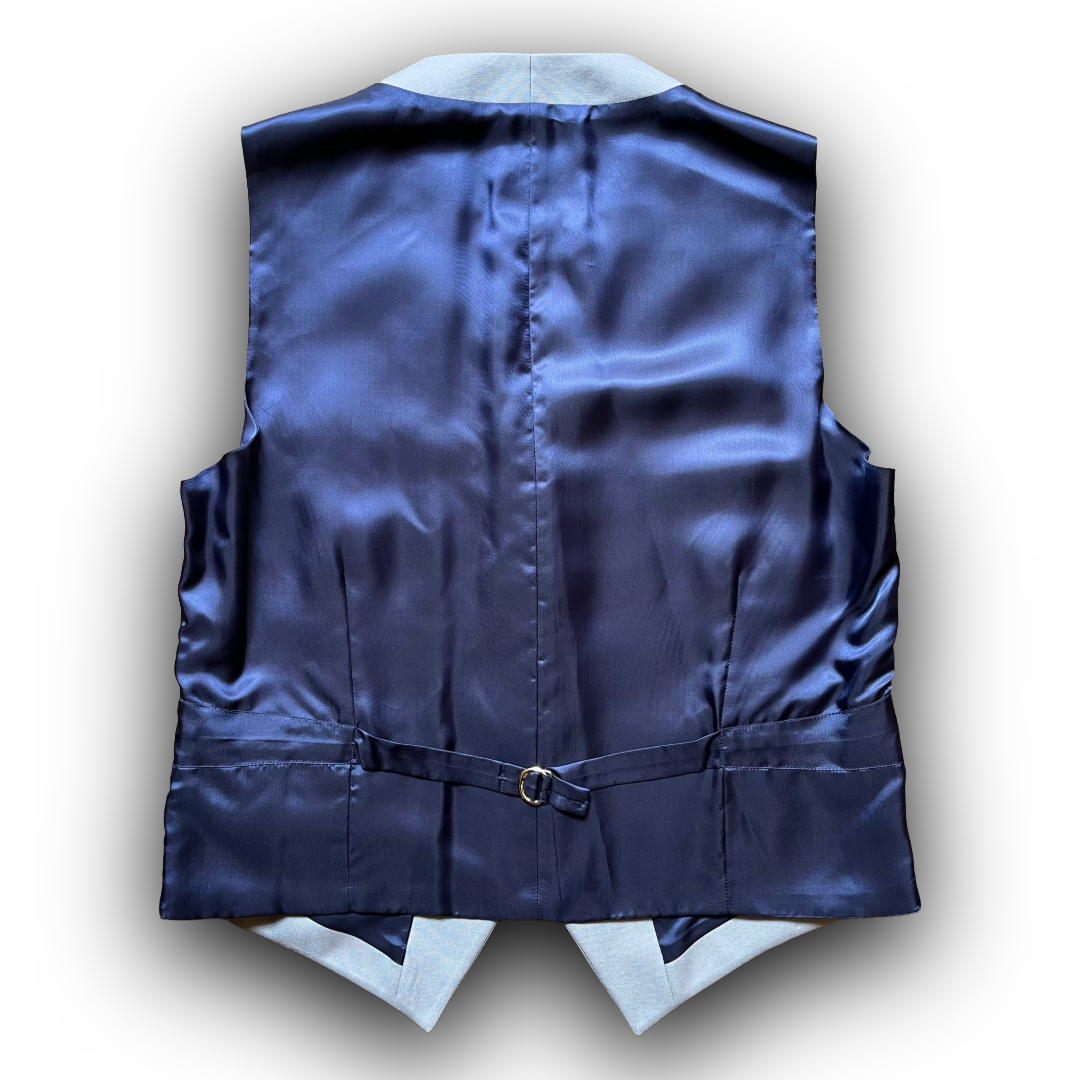 Regent - Dove Waistcoat – Grey Wool