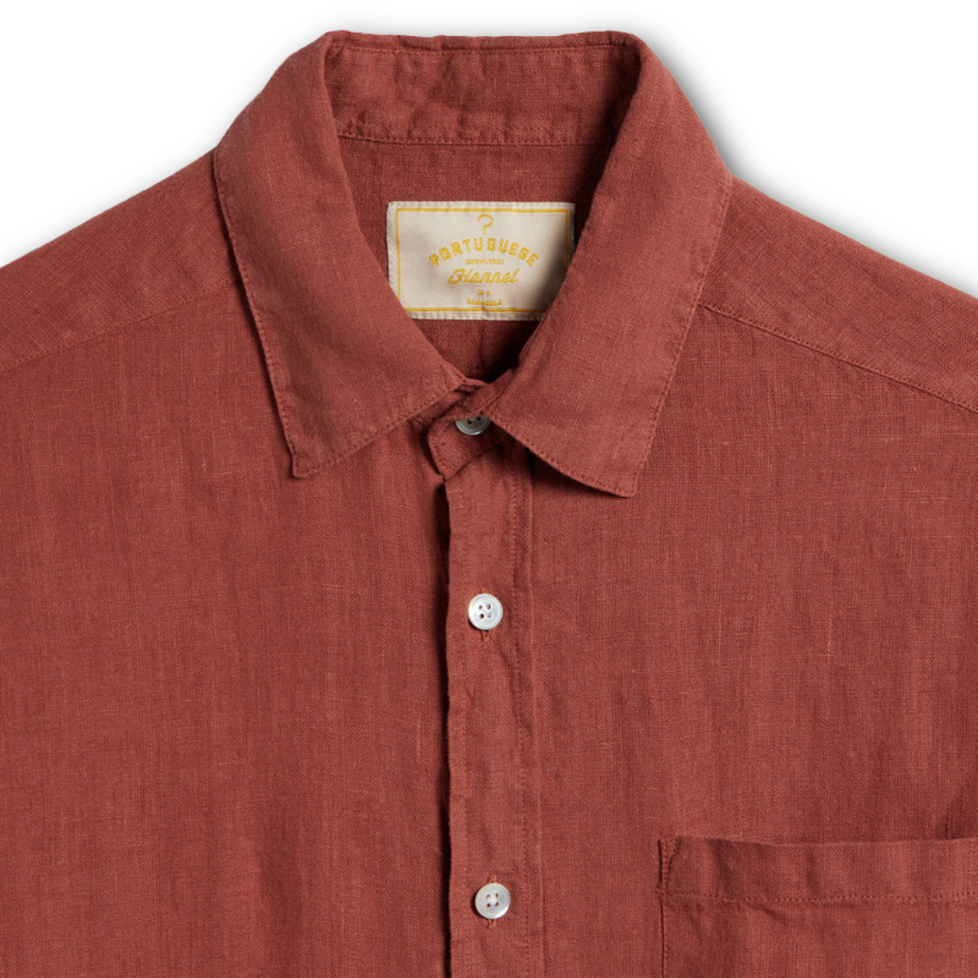 Portuguese Flannel - Linen - Terracota