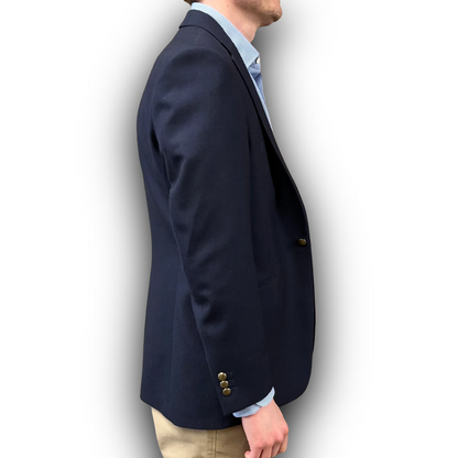 Regent Heritage - 'Sharks Tooth' Jacket - Navy Wool 300g- Dugdale