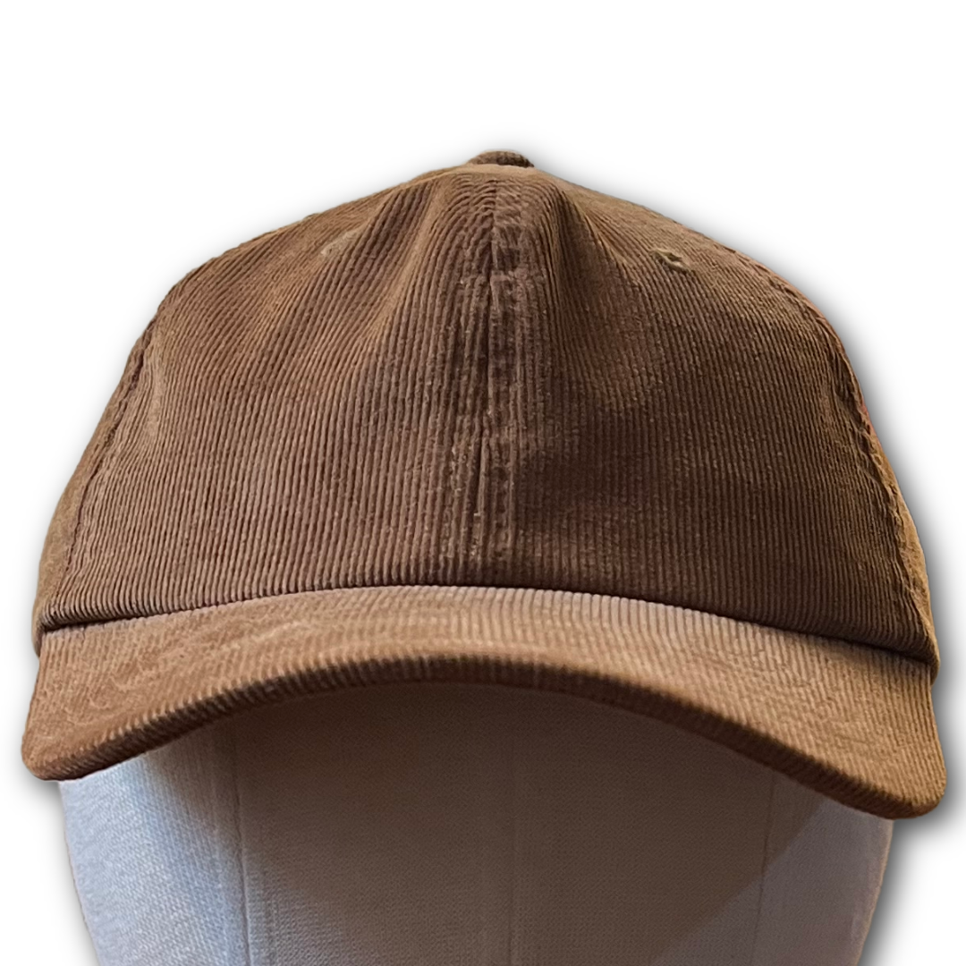 Regent Baseball Cap - Six Panel - Corduroy - Camel Brown