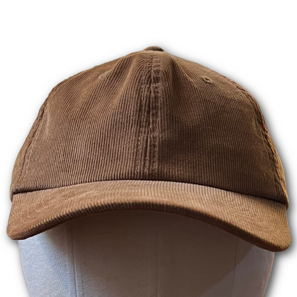 Regent Baseball Cap - Six Panel - Corduroy - Camel Brown