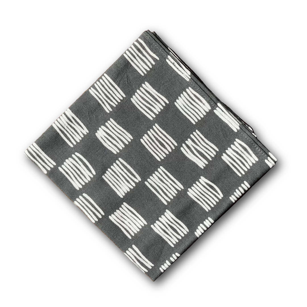 Niwaki - Cotton Handkerchief - Grid