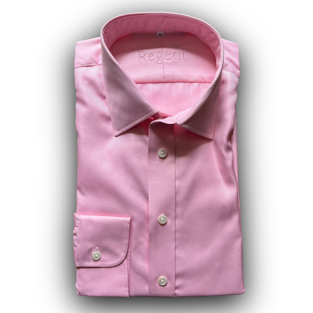 Dark pink twill shirt 