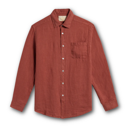 Portuguese Flannel - Linen - Terracota