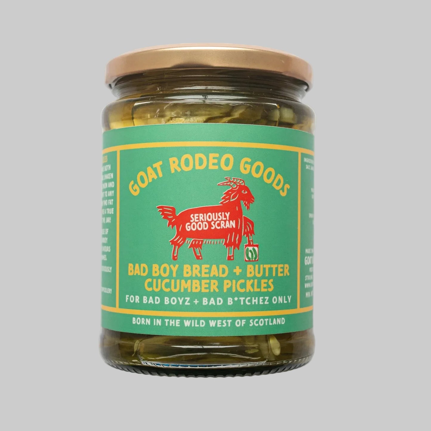 GOAT RODEO GOODS - BAD BOY BREAD AND BUTTER CUCUMBER PICKLES