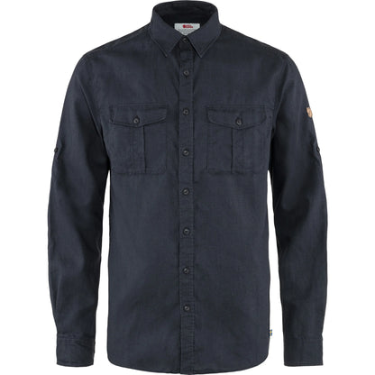 fjallraven navy shirt Cool, easy-care fabric in hemp and recycled polyester.
The fabric’s uneven structure allows extra air circulation sold at regent in salisbury
