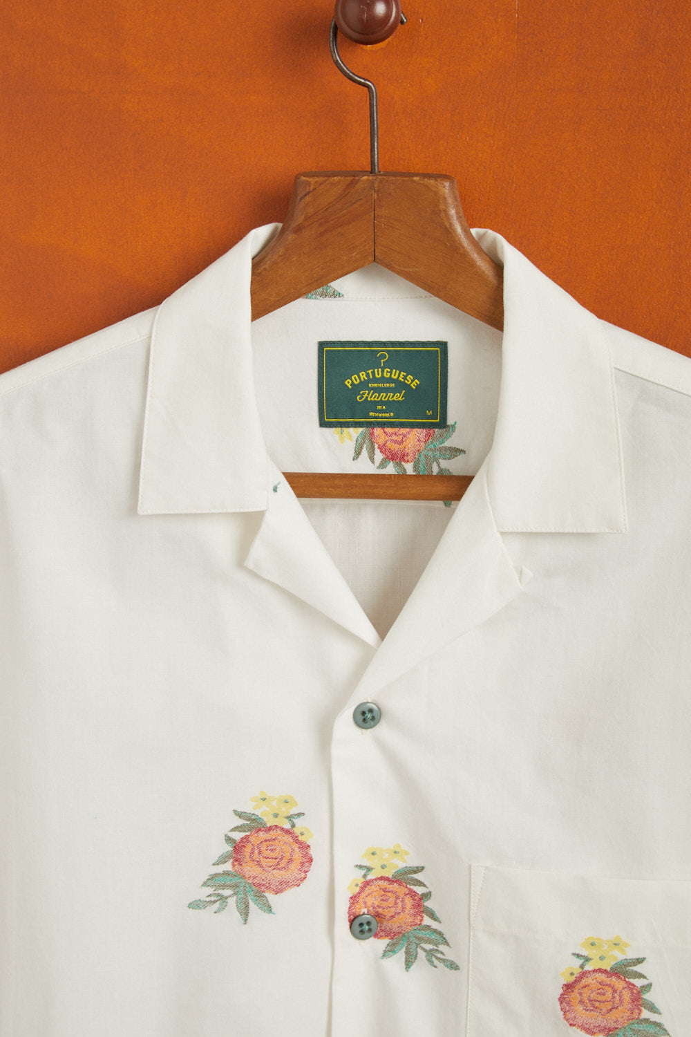 PORTUGUESE FLANNEL - Embroidery Bouquet Shirt