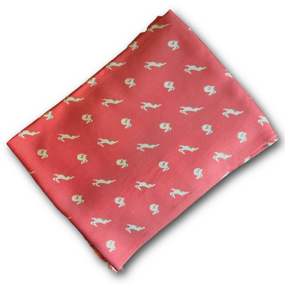 Regent - Tootal Scarf - Orange Bunny Print