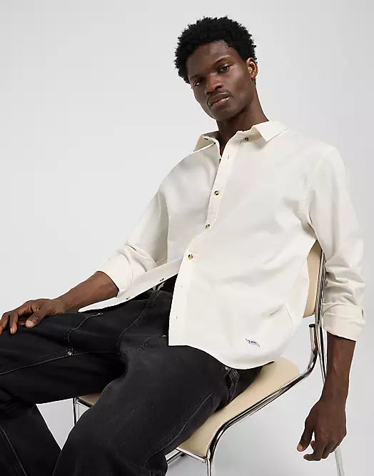 LEE -Workwear Relaxed No pocket Button Down Shirt - Ecru
