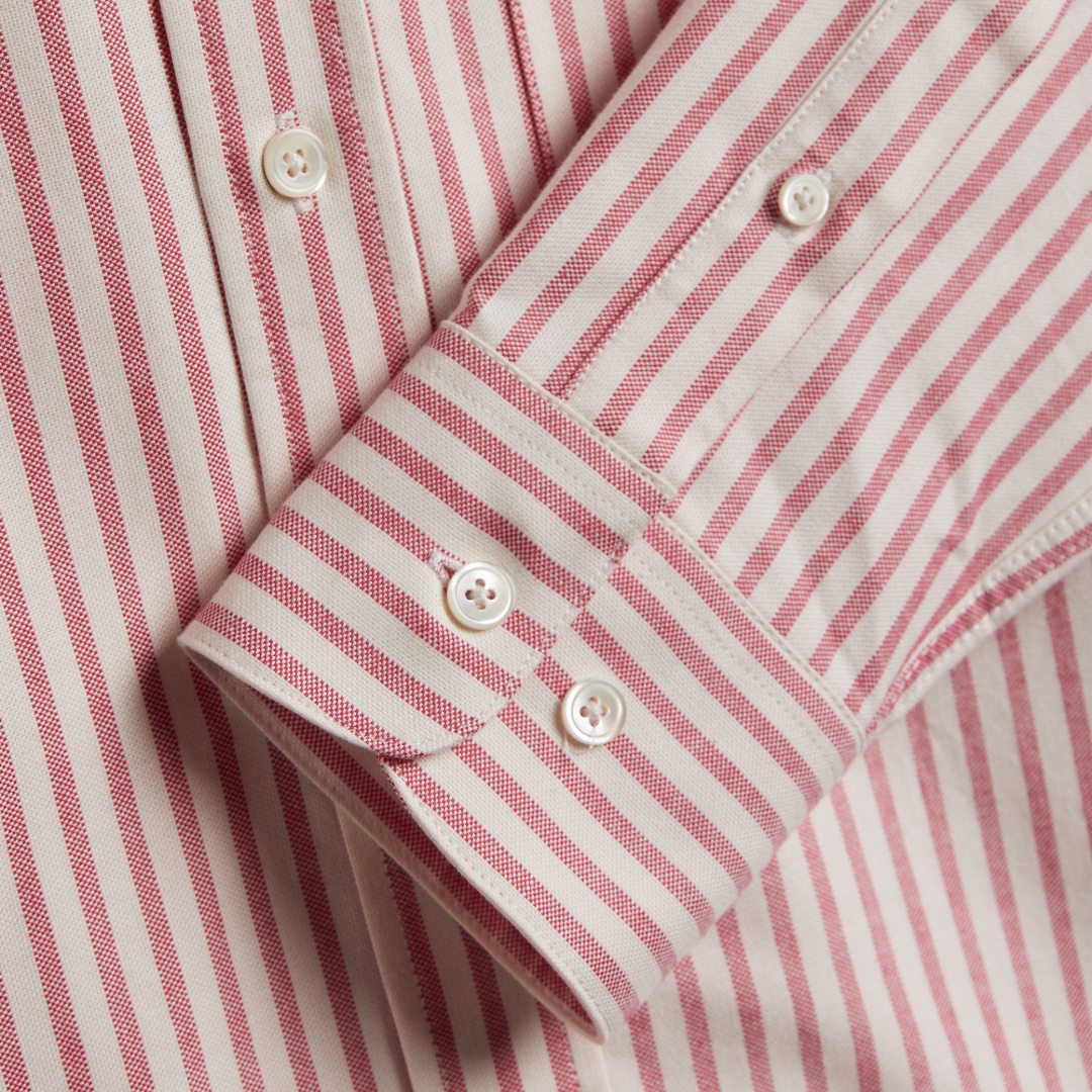 Portuguese Flannel - Montebelo Stripe - Red