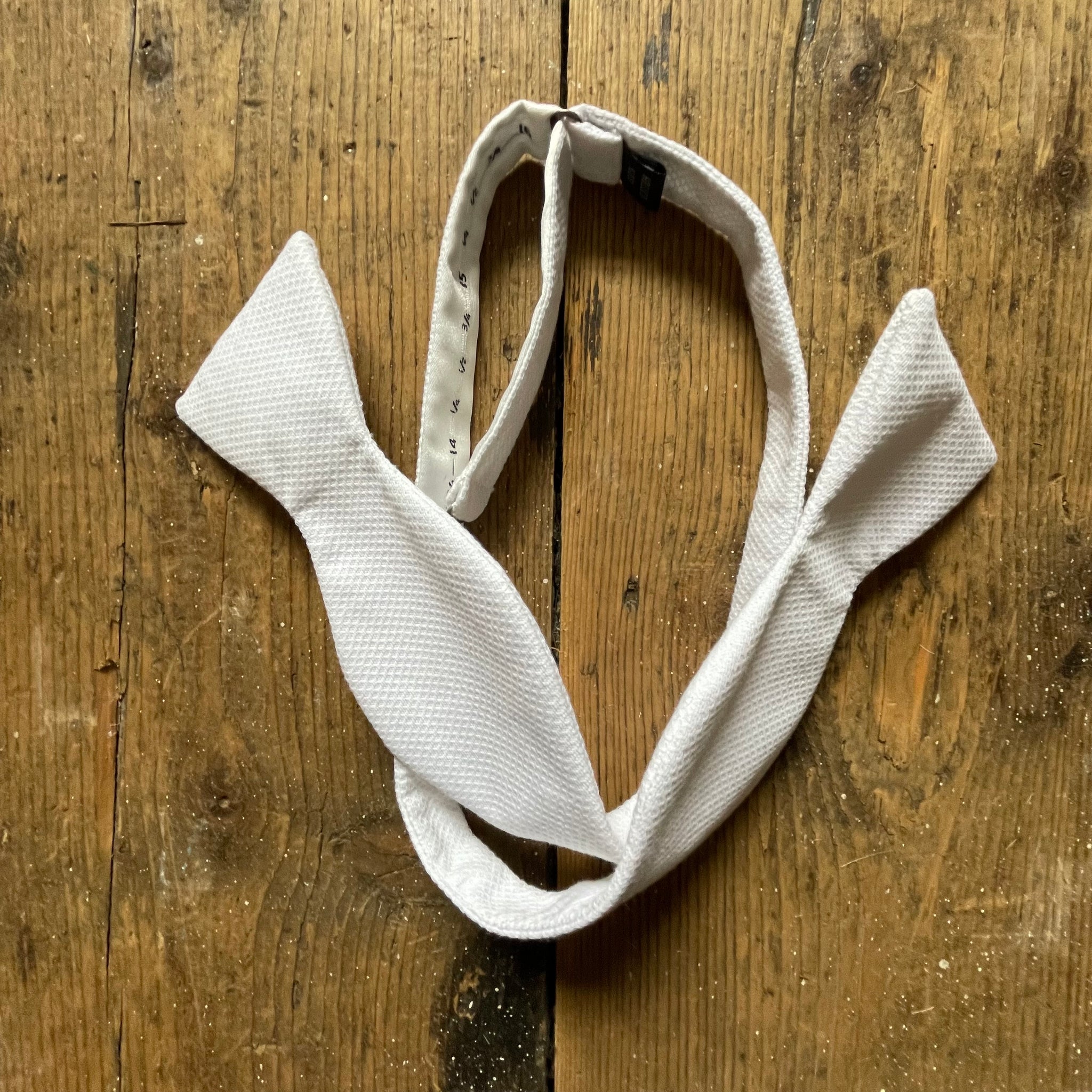 Regent - Cotton Bow Tie - White