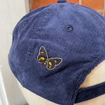 Regent Baseball Cap - Six Panel - Corduroy - Navy