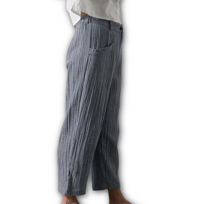 Bibico - Lorren Trousers - Navy Check