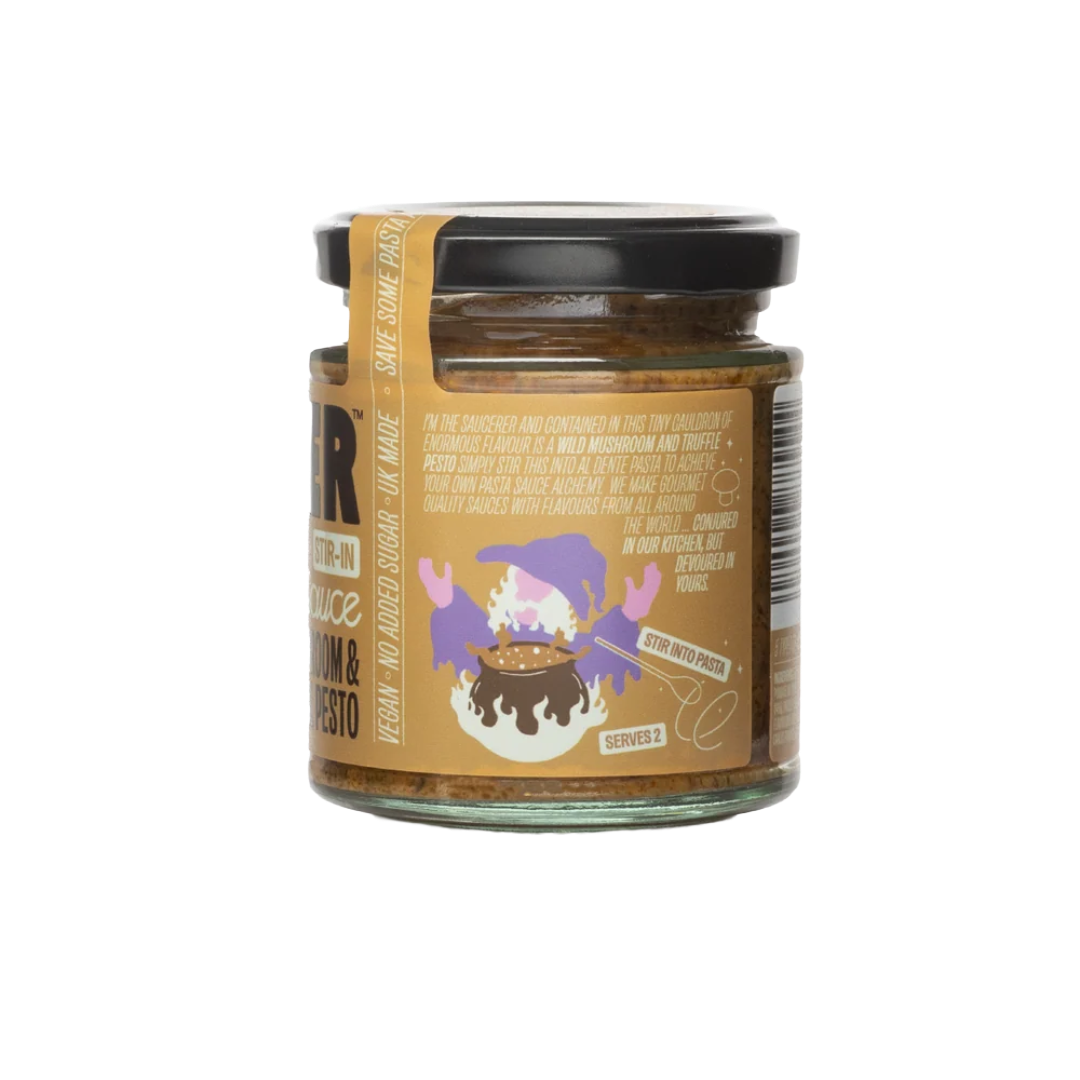 The Saucerer - Wild Mushroom & Truffle Oil Pesto - 190g