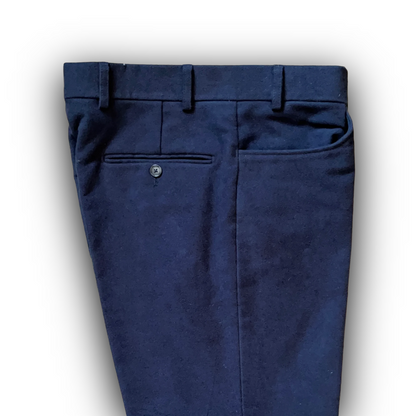 Regent - 'Jeremy' Trousers - Cloudy Navy Moleskin