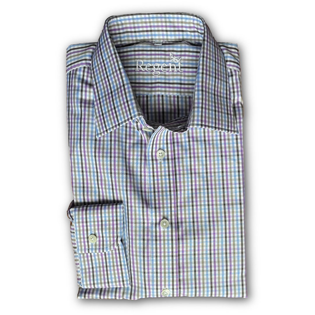 Regent Shirt- Giles - Twill- Country Check