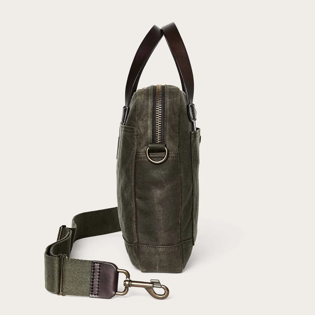 FILSON - Tin Cloth Compact Briefcase - Otter Green
