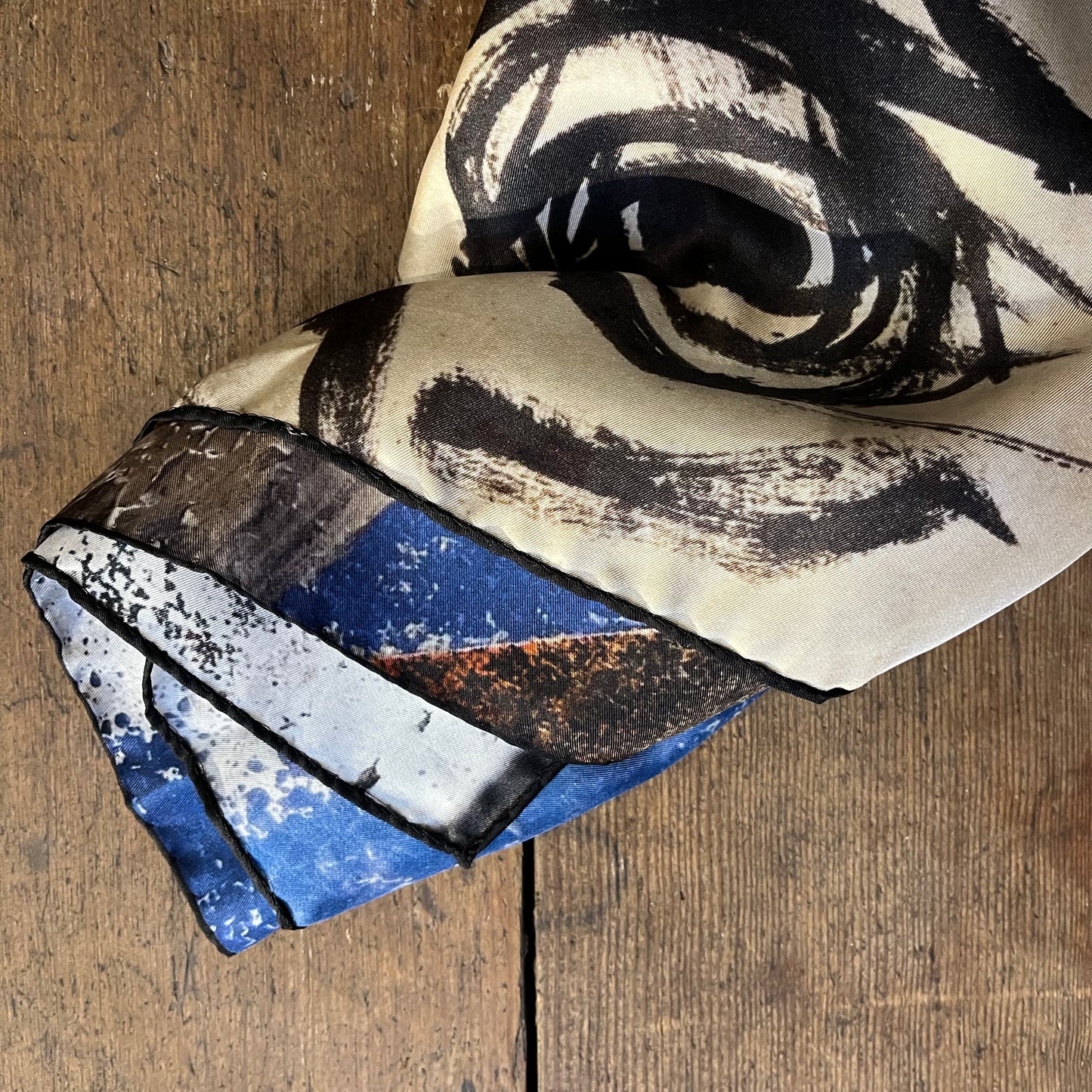 Regent -  Large Square Silk Scarf - 65cm - Man