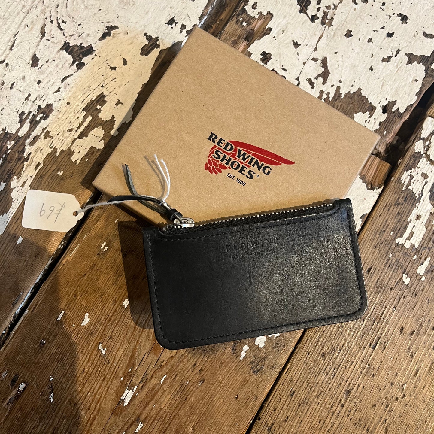 Red Wing - Zipper Pouch - Black Leather