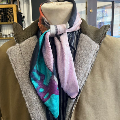 Regent -  Large Square Silk Scarf - 65cm - Plane