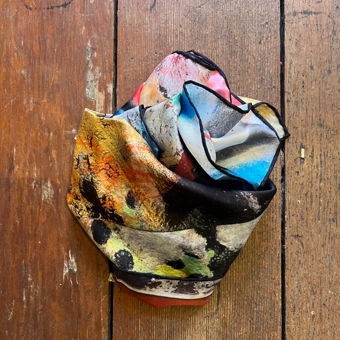 Regent -  Large Silk Square - 65cm - Abstract