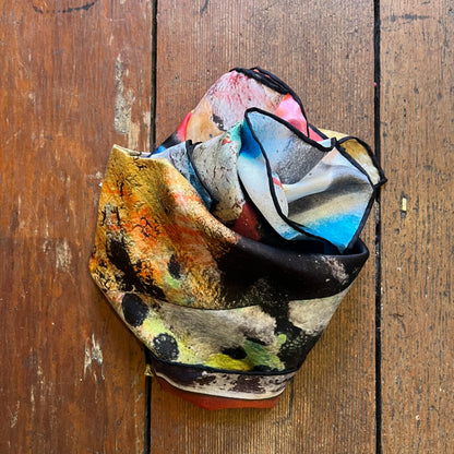 Regent -  Large Silk Square - 65cm - Abstract