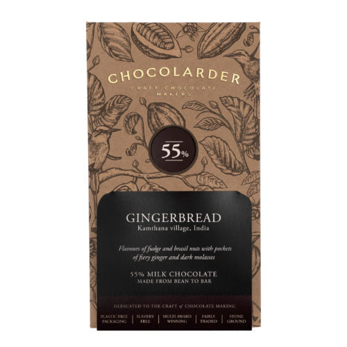 CHOCOLARDER - Gingerbread - 55% Milk - CHRISTMAS SPECIAL