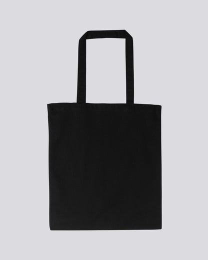 Edwin black cotton tote shopping bag - reverse side