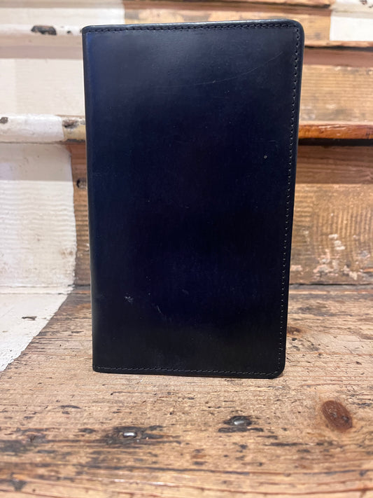 Regent - Tall Leather Wallet - Bridle Navy