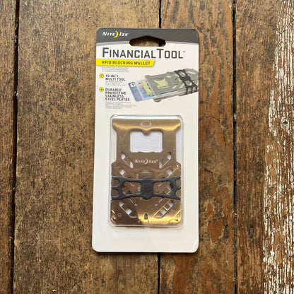 Nite Ize - Financial Tool ®- RFID Blocking Wallet- Black - FMTR-01-R7