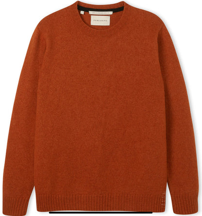 Brown sweater on a white background