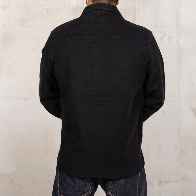 Back of workwear shirt