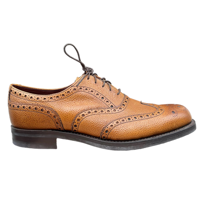 Regent - 'Denman II' Oxford Brogue - Almond Grain Leather