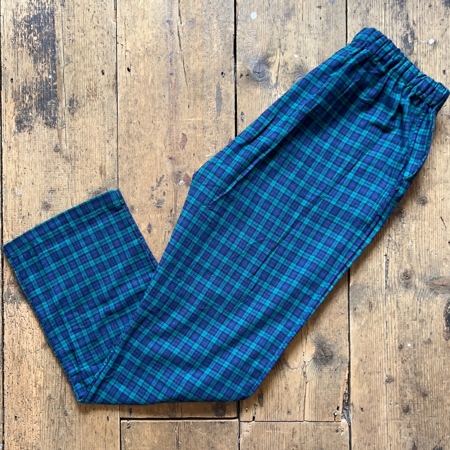 Regent - Lounge Pants - Green/Navy Check - PJ