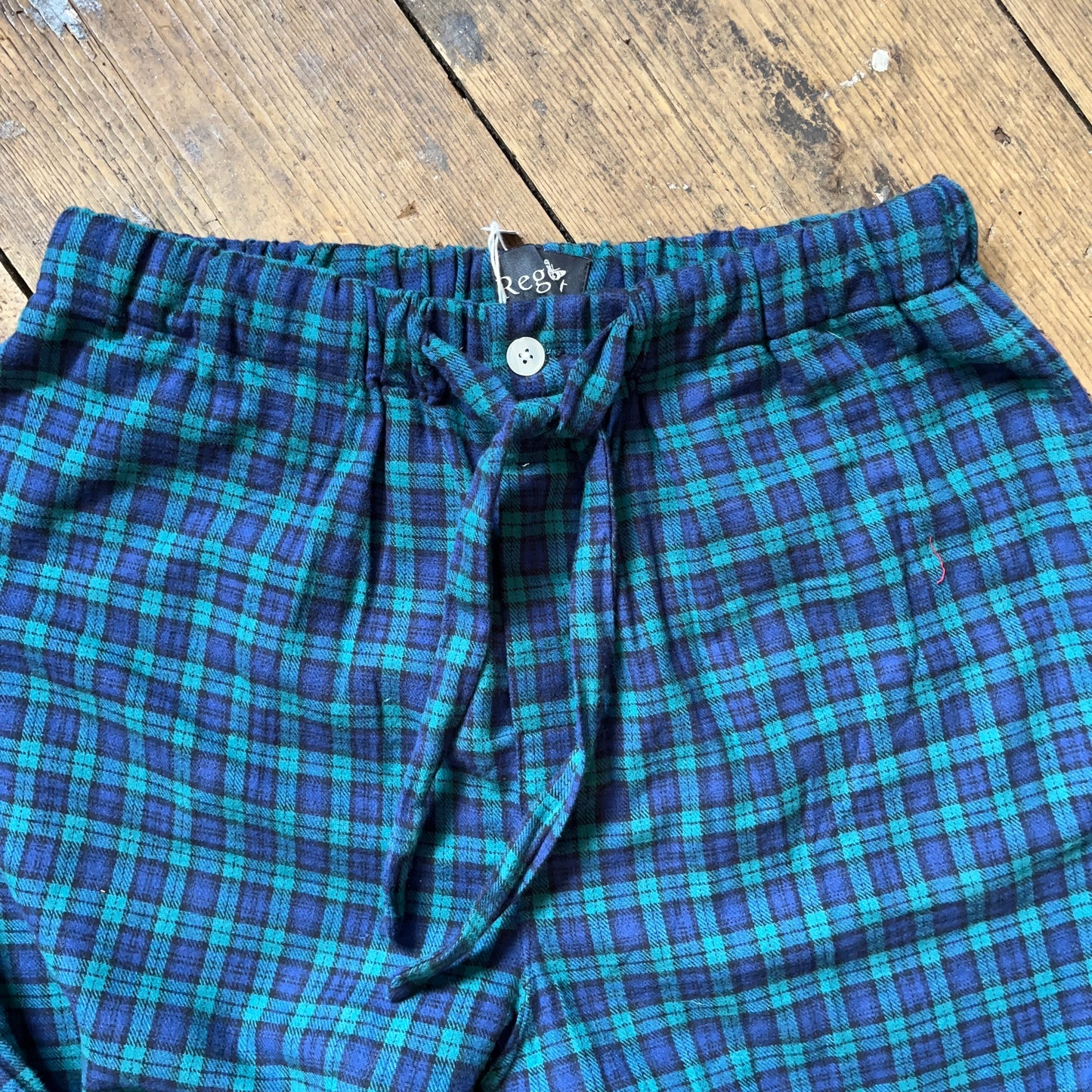 Regent - Lounge Pants - Green/Navy Check - PJ