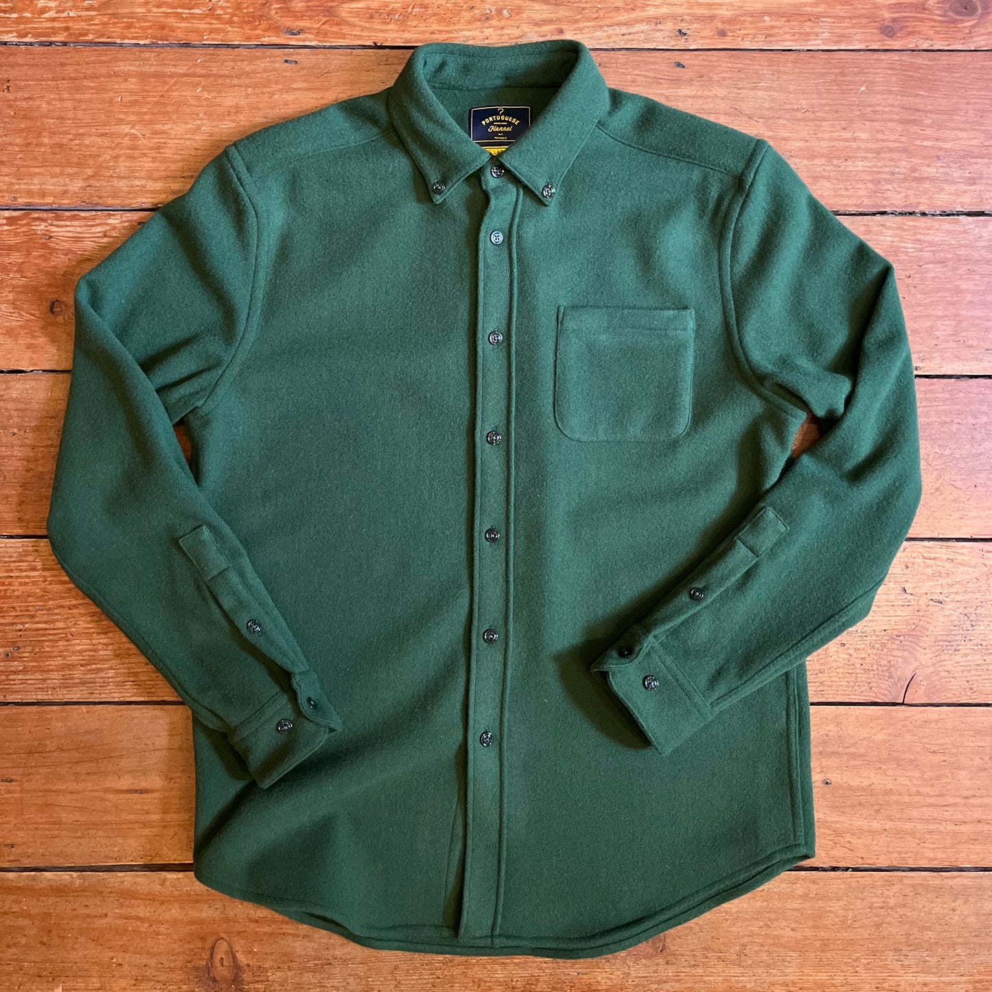 Portuguese Flannel - Form Shirt - Green