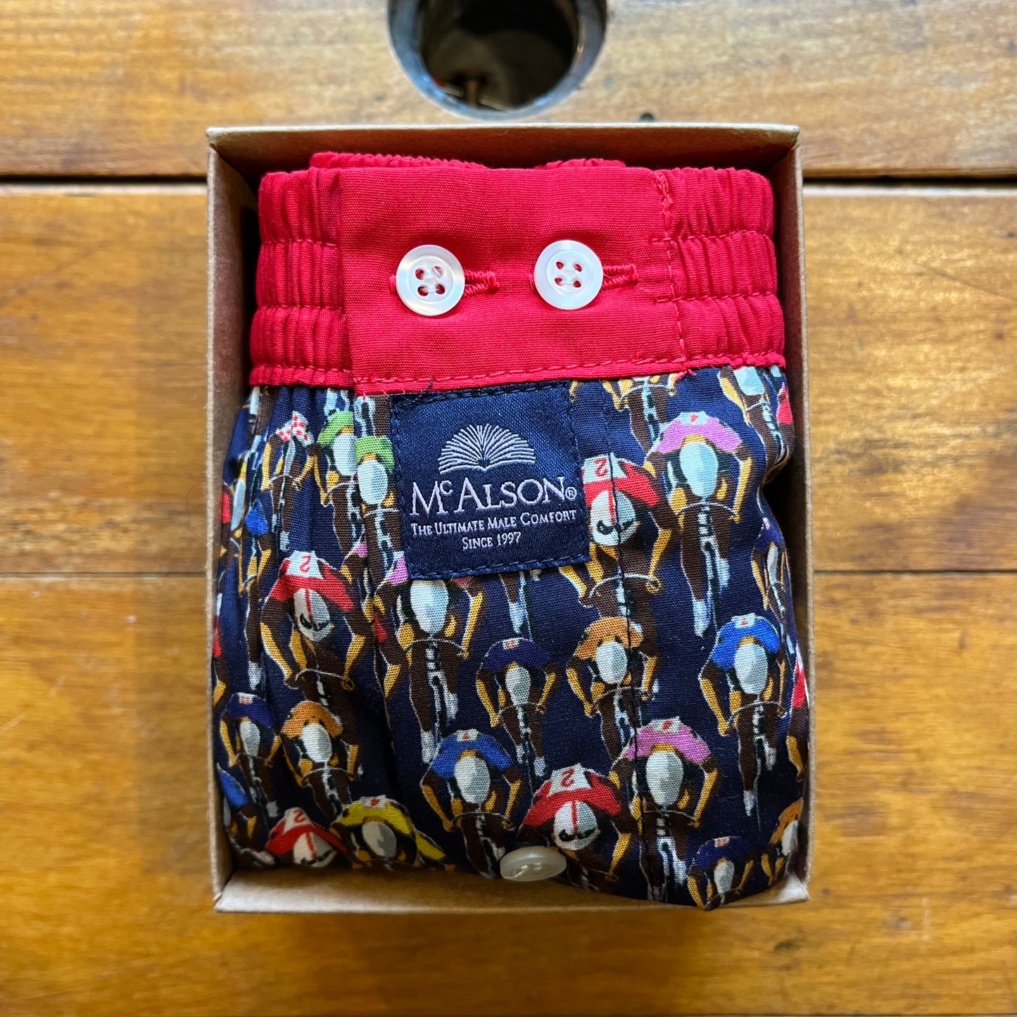 McAlson - Boxer Shorts - Navy Cyclists - M3979