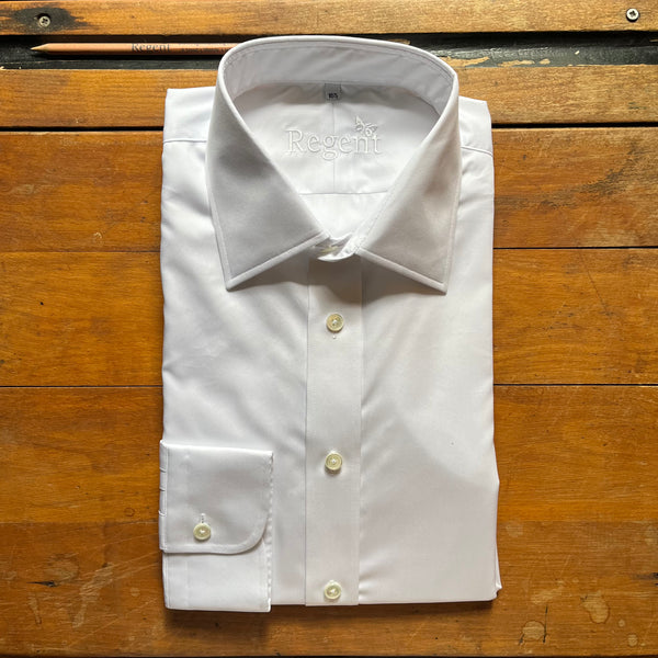Regent Heritage - White Cotton Shirt - Kent Collar