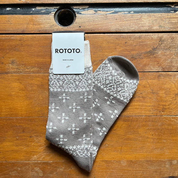 Rototo made in Japan bandana pattern sock pair
